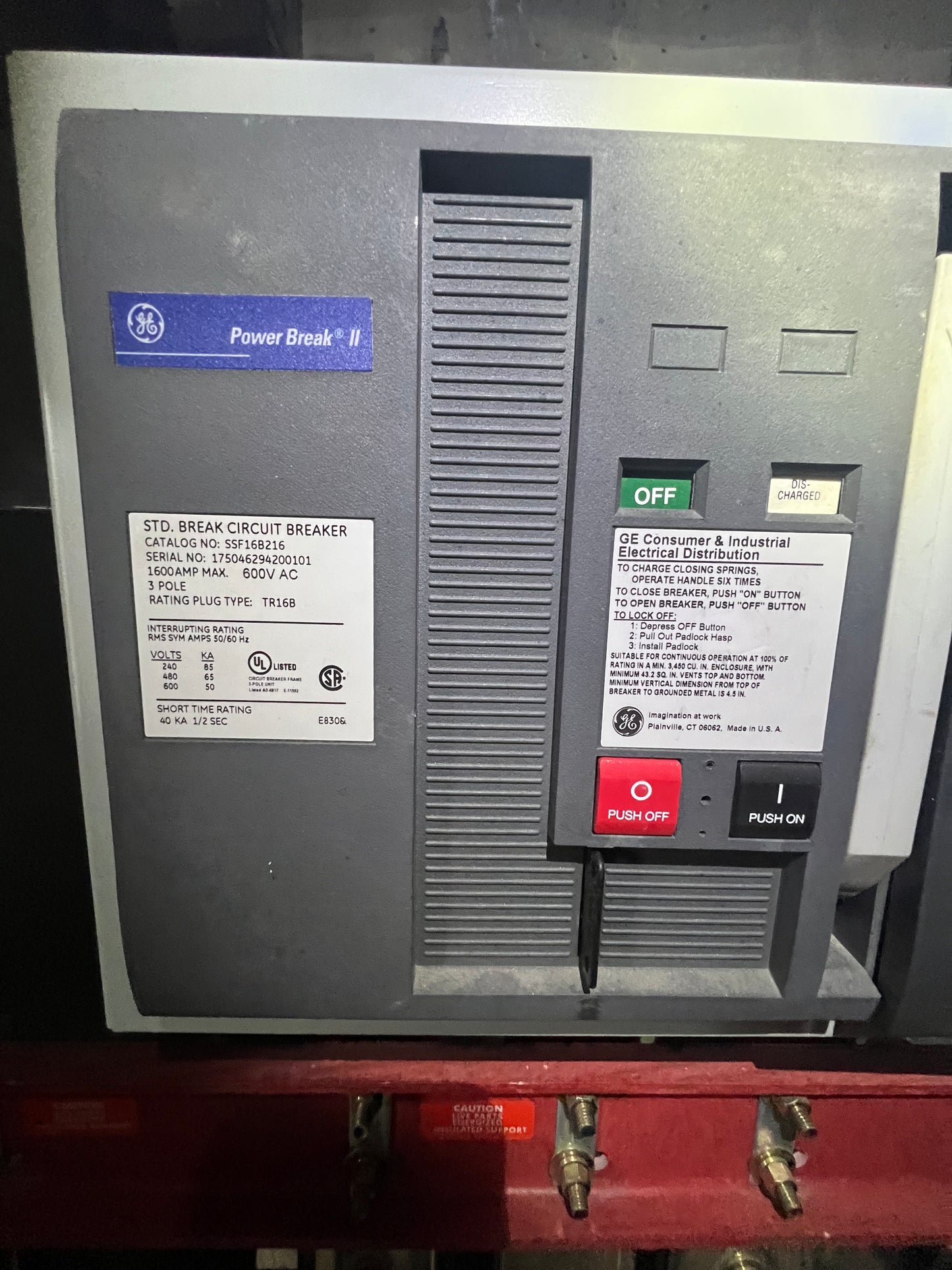 MCC Motor Control Center ***SOLD