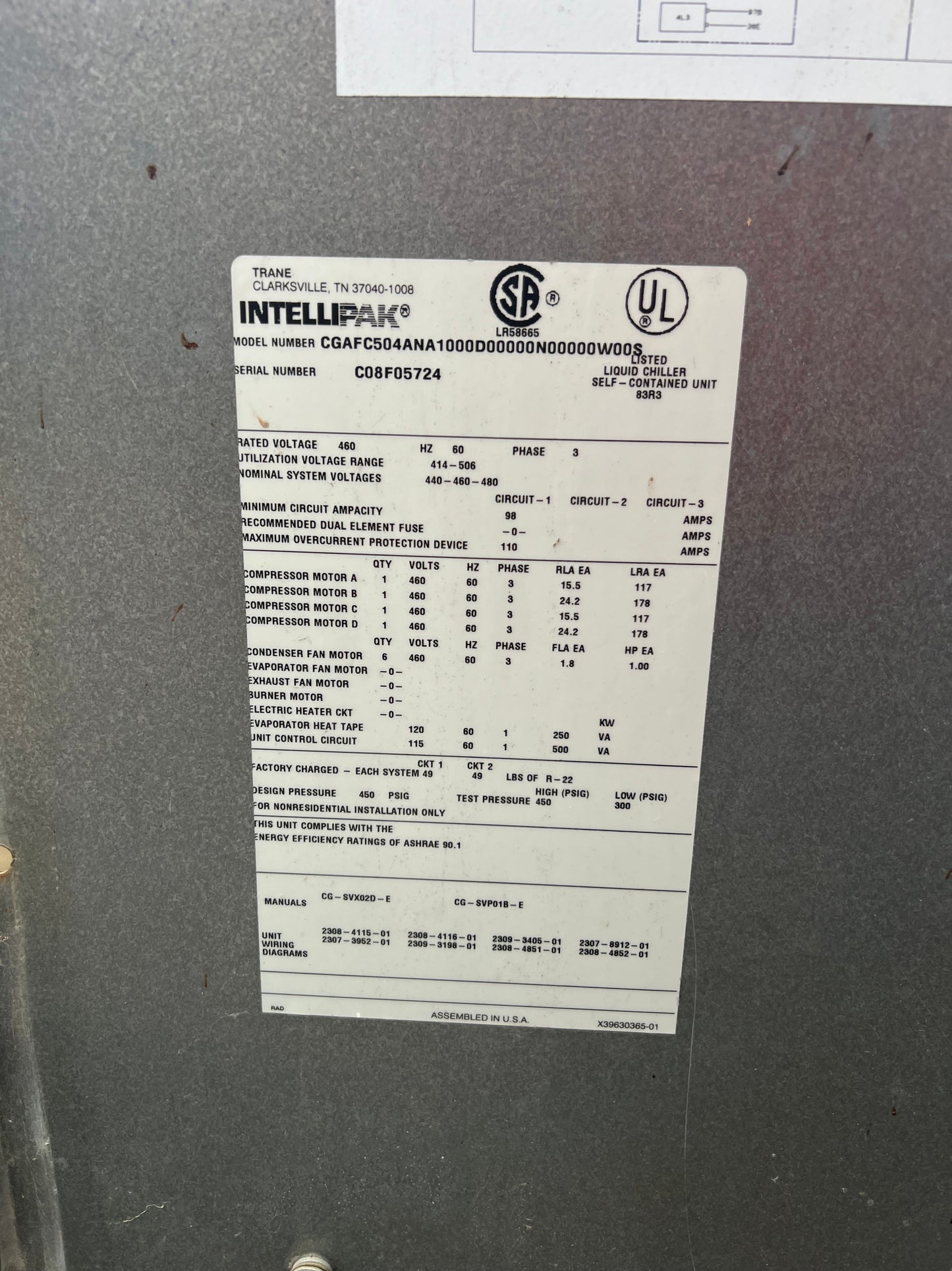 Chiller Set For Sale ***SOLD***